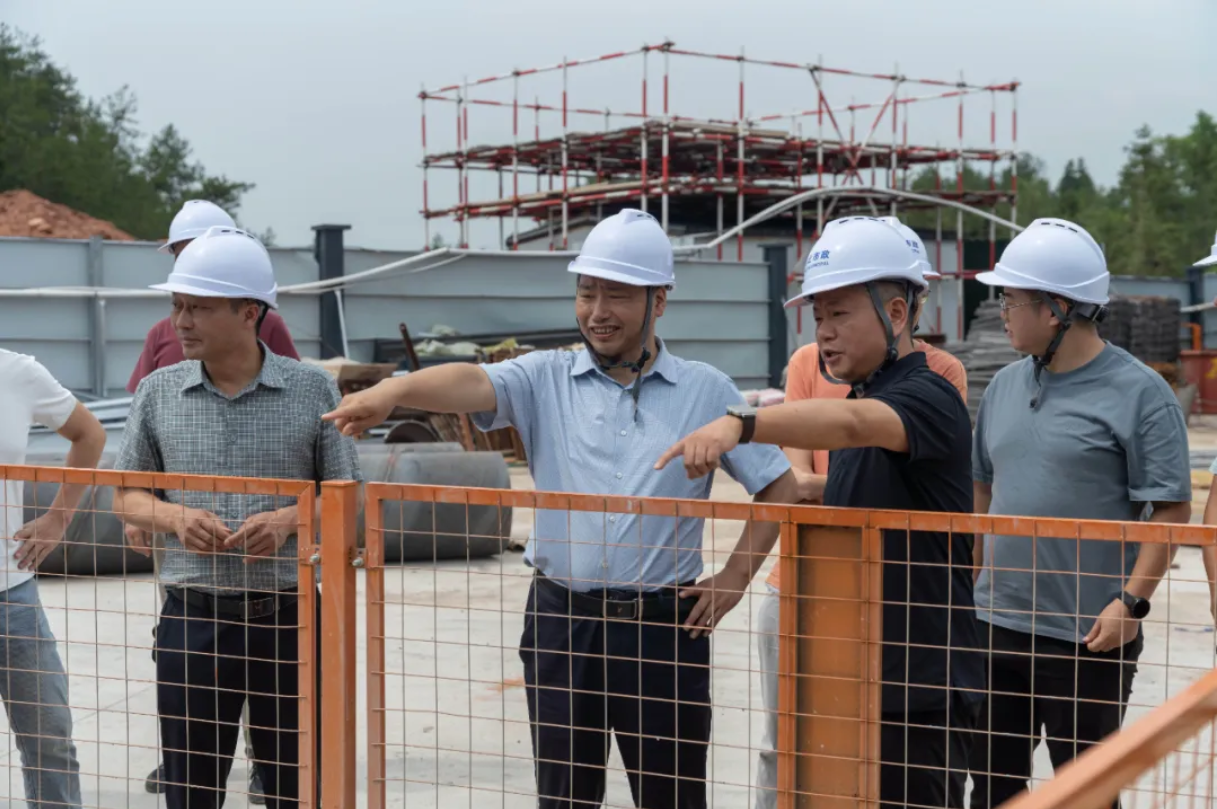 集团领导到恩施高新硒产业园调研并调度项目建设?
